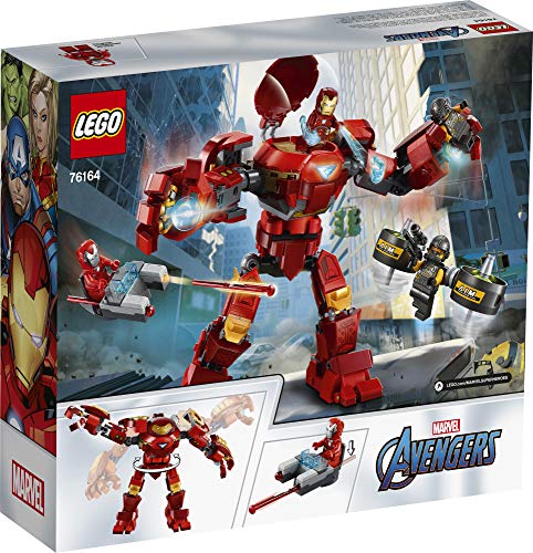LEGO Marvel Avengers Iron Man Hulkbuster Versus A.I.M. Agent 76164 Brick-Build Playset with Minifigures L201
