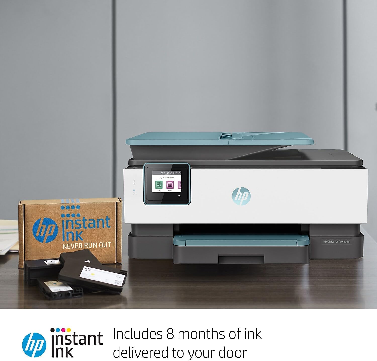 HP OfficeJet Pro 8035 All-in-One Wireless Printer with 8 Months of Ink B137
