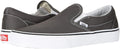 Vans Men's Classic Slip-On Core, Charcoal/White, Size 9