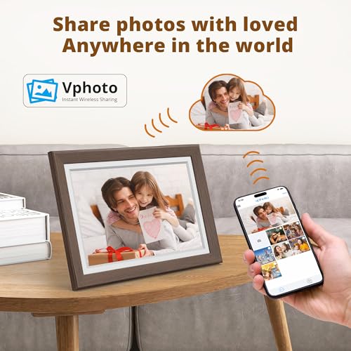 Dragon Touch 10.1'' WiFi Digital Picture Frame HD IPS Touch Screen S798