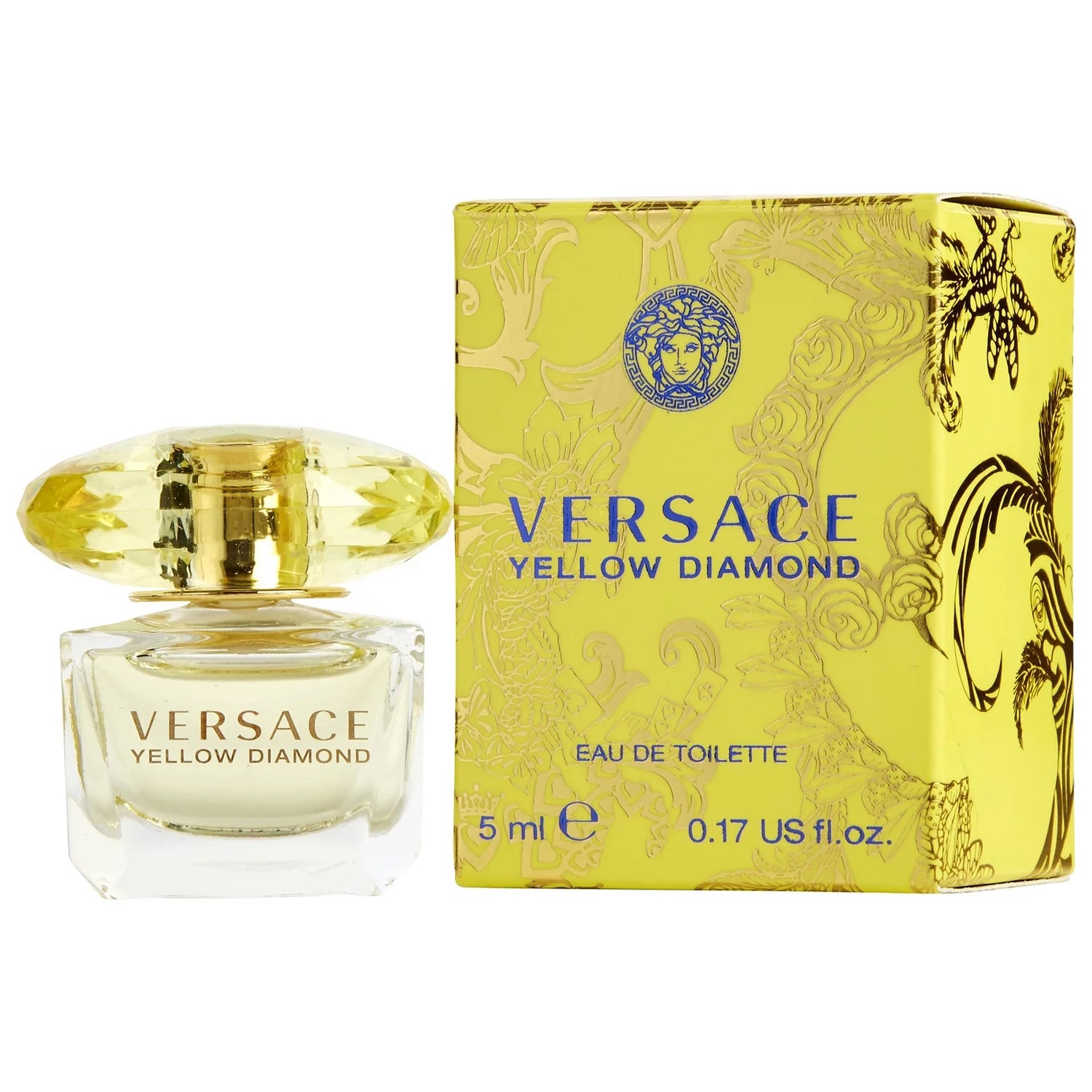Versace Eros Women EDP, Pour Homme EDT, Yellow Diamond EDT - 5ml 3PK Kit U9889