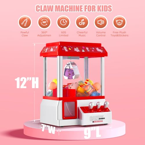 Mini Claw Machine for Kids Toy Candy Grabber Arcade Game L15075