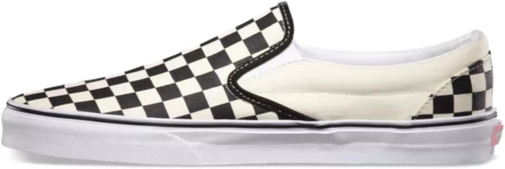 Vans Unisex Classic Slip-On Shoes Black White Checkered Q656013