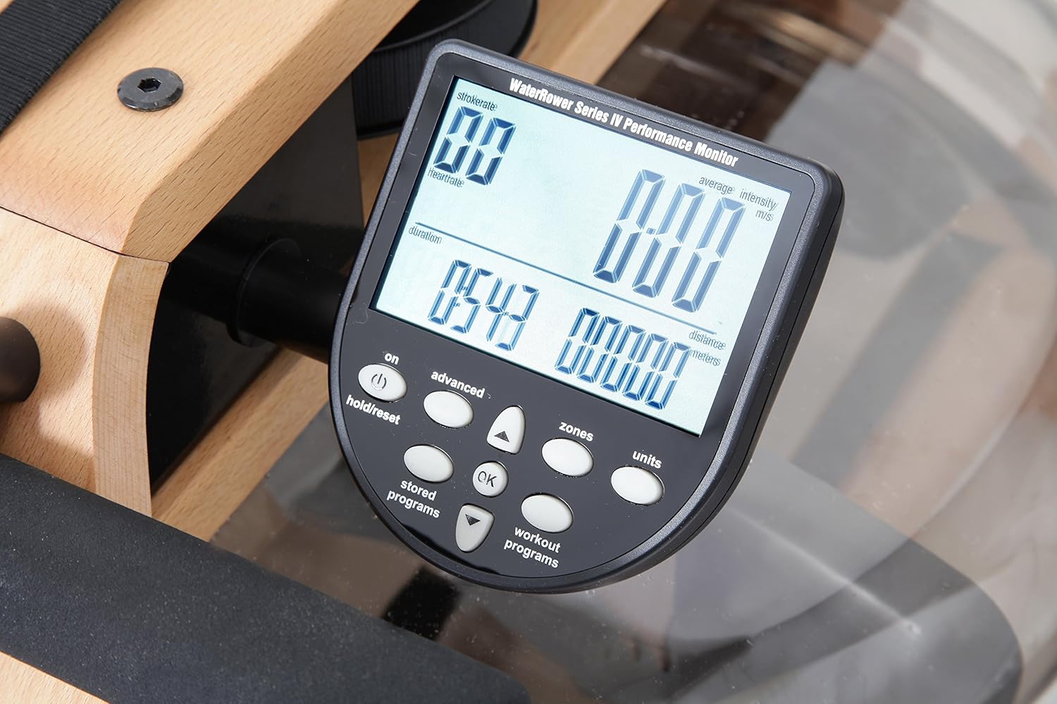 WaterRower Beech Wood Natural Rowing Machine with S4 Monitor W938871