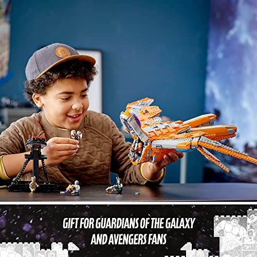 LEGO Marvel The Guardians' Ship 76193 Building Toy with Thor & Star-Lord Minifigures F18844