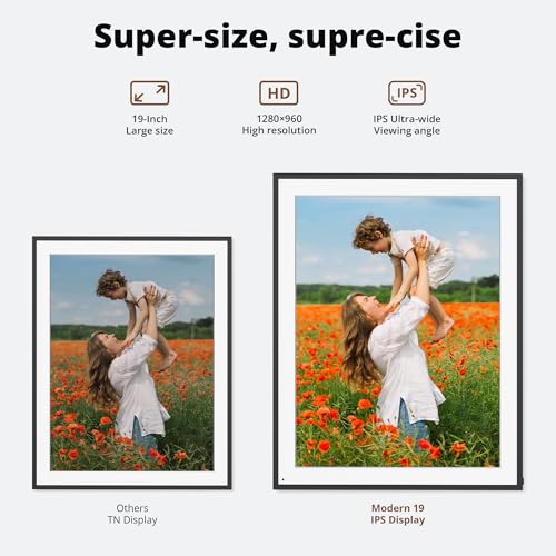 Dragon Touch 10.1'' WiFi Digital Picture Frame HD IPS Touch Screen S798