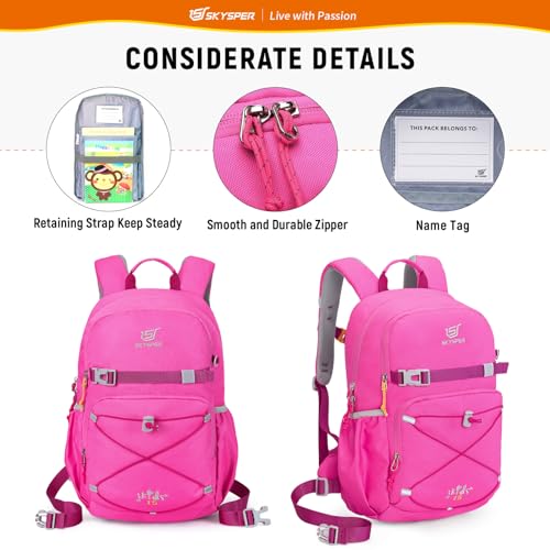 SKYSPER Kids Backpack 15L Travel Daypack for Ages 4-6 M57331