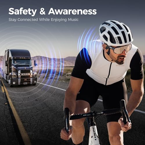 Bone Conduction Headphones Wireless Bluetooth Open-Ear Sports with Mic Y834622