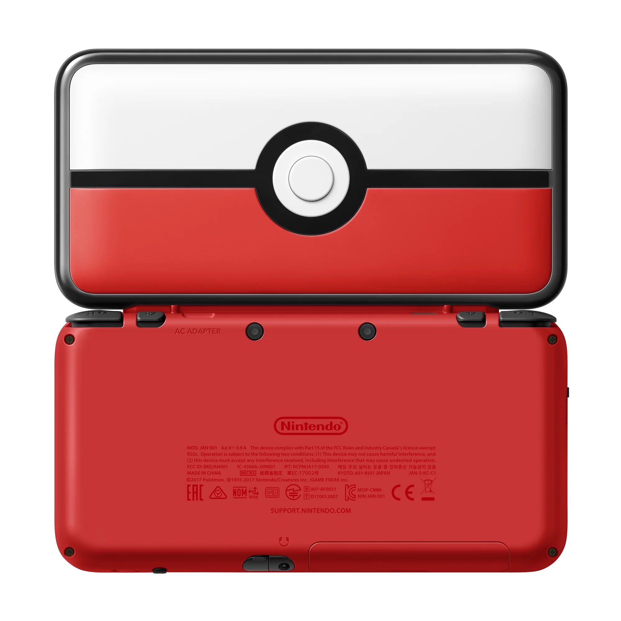 Nintendo 2DS XL Pokemon Poke Ball Edition H38780