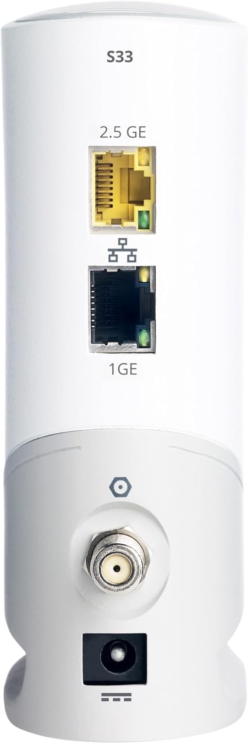 ARRIS S33 DOCSIS 3.1 Cable Modem, 2.5 Gbps, White H478