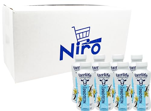Fairlife Protein Shakes Variety Pack of 8, Chocolate & Vanilla, 11.5 oz Each X28414