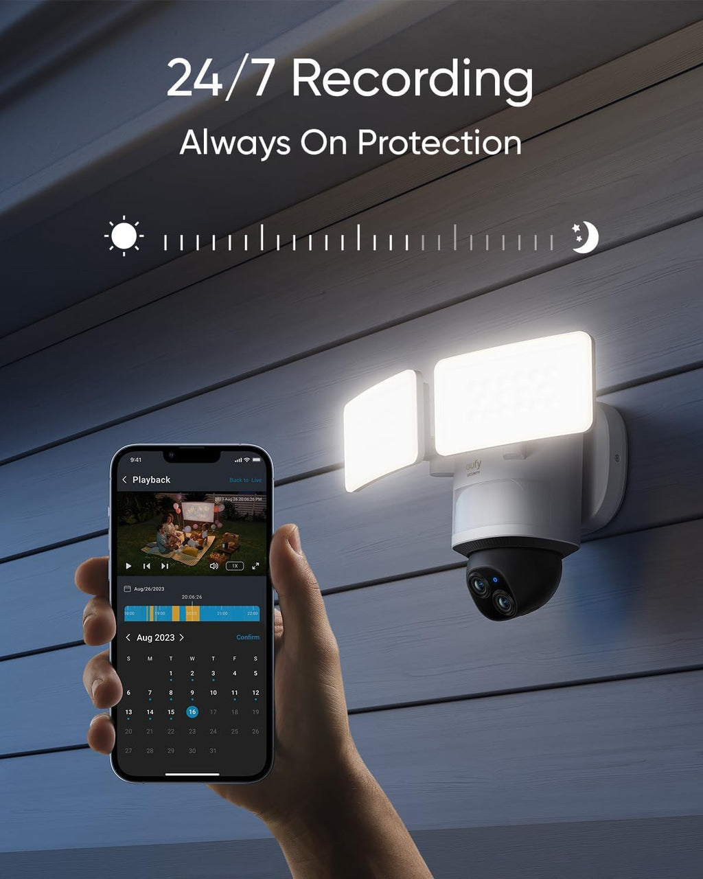 eufy Security Indoor Cam C120 2-Cam Kit, 2K Wired Pan/Tilt Camera T52865