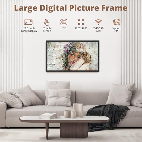 Dragon Touch 10.1'' WiFi Digital Picture Frame HD IPS Touch Screen S798