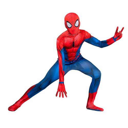 Marvel Spider-Man Official Youth Deluxe Zentai Costume (M) N604