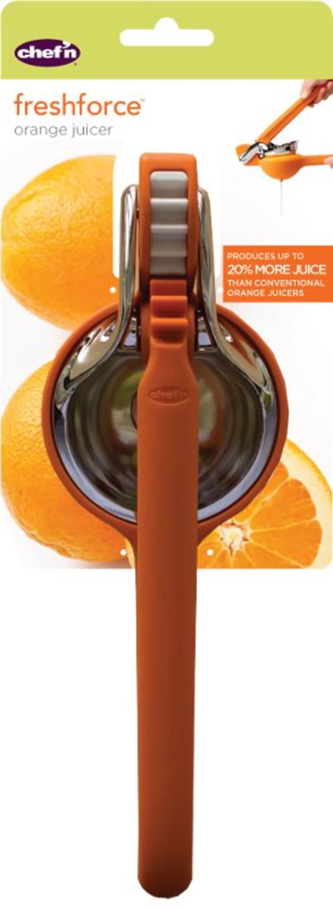 Chef'n FreshForce Citrus Orange Squeezer Juicer O751593