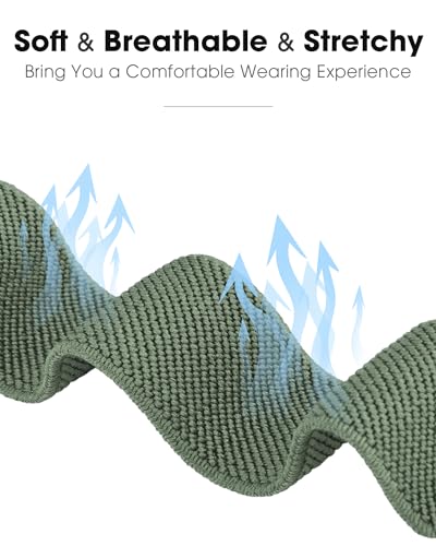 Stretch Watch Band Compatible with Samsung Galaxy Watch 7/6/5/4, 20mm Nylon Sport Loop E1964