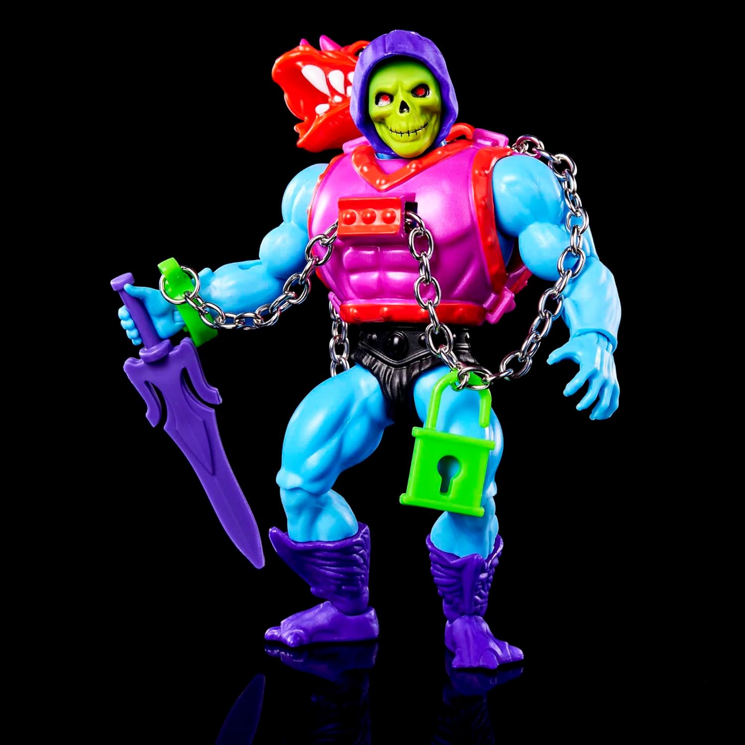 Masters of the Universe Origins Deluxe Dragon Blast Skeletor Action Figure 5.5-in W855
