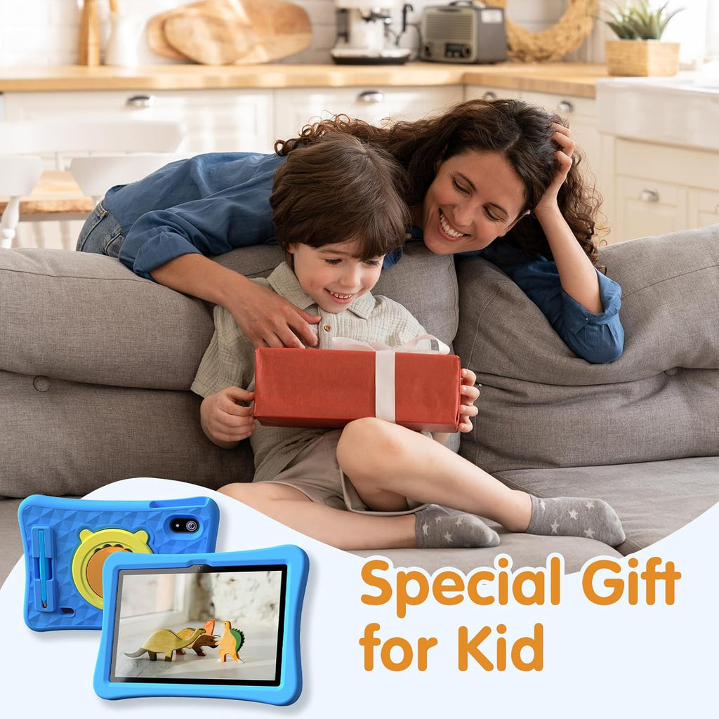 Kids Tablet 10 inch with Stylus Pen & Case, 4GB RAM 64GB, Parental Control N3293