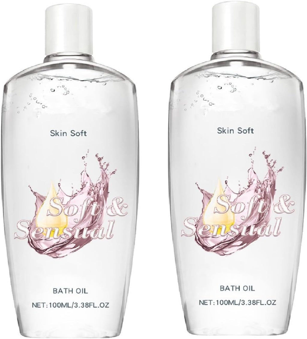 2PCS Skin So Soft-Soft &Sensual Bath Oil,Skin Bath Oil,Original Skin Bath Oil So Soft - Moisturizes and Hydrates,Original Bath Oil for Women