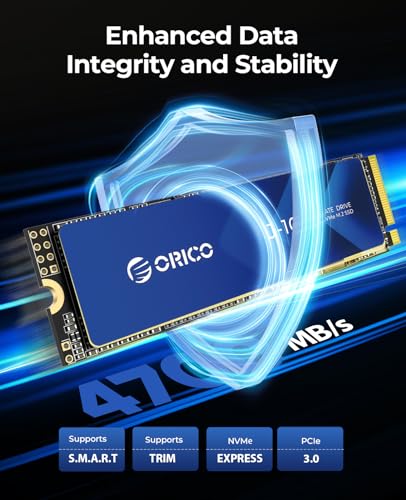 ORICO 1TB M.2 NVMe SSD with Heatsink PCIe Gen3x4 Internal Solid State Drive Q628
