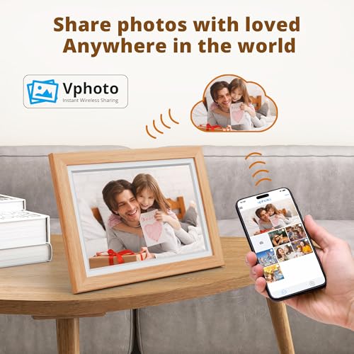 Dragon Touch 10.1'' WiFi Digital Picture Frame HD IPS Touch Screen S798