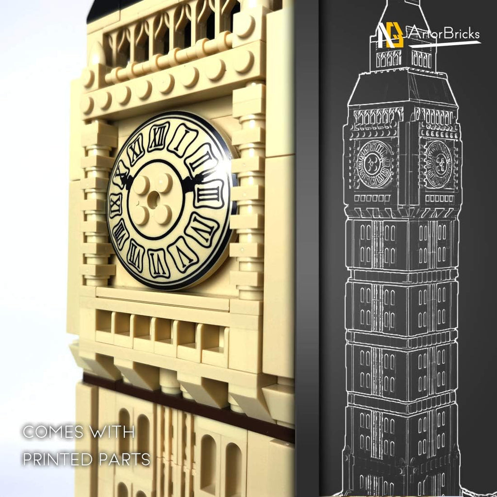 ArtorBricks Architectural Big Ben Building Set Model Kit for Teens and Adults L466954