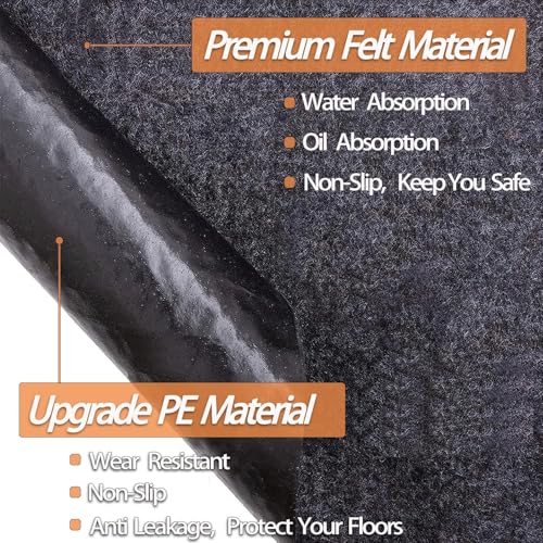 Outdoor Storage Shed Mat 10.2x8.2 FT Waterproof Anti-Slip I6495