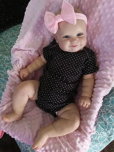 Anano 20 Inch Reborn Baby Doll Toddler Girl Realistic Silicone U3006