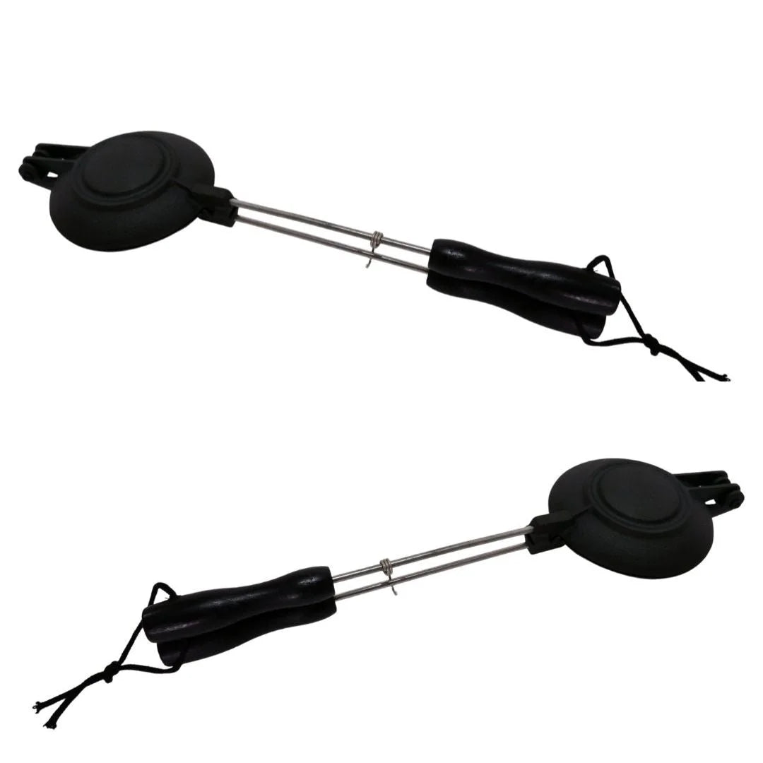 Lifespace Cast Iron Pie Sandwich Jaffle Irons - 2 Pack E247383