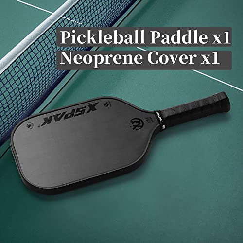 XS XSPAK Carbon Fiber Pickleball Paddle Tournament Edition USAPA Honeycomb with Cushion Grip M979