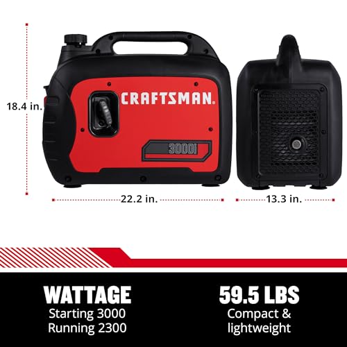 Craftsman C0010020 2,200-Watt Gas Portable Generator G9777