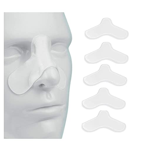 CPAP Nose Pads Nasal Gel Pads for CPAP Mask Cushions Better Seal Custom Design Universal Fit for Most Masks (5 Pack)