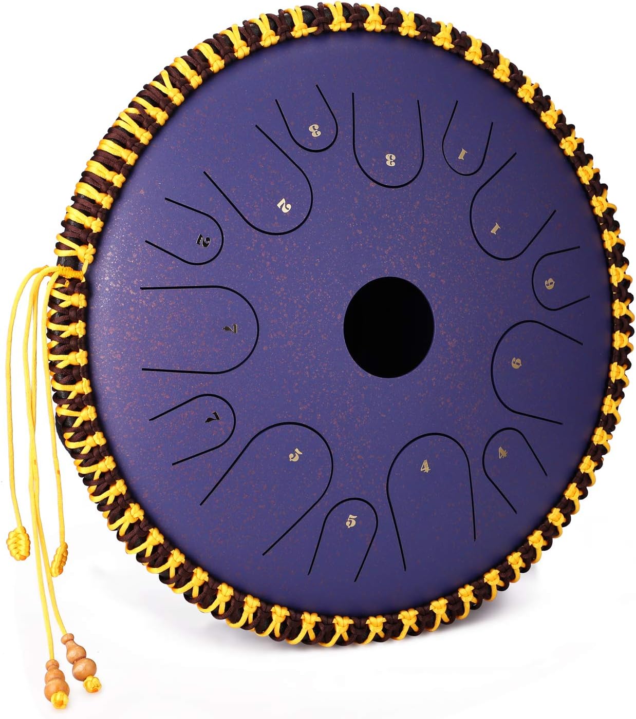 14 inch Carbon Steel Tongue Drum C-Key with Drumsticks V748