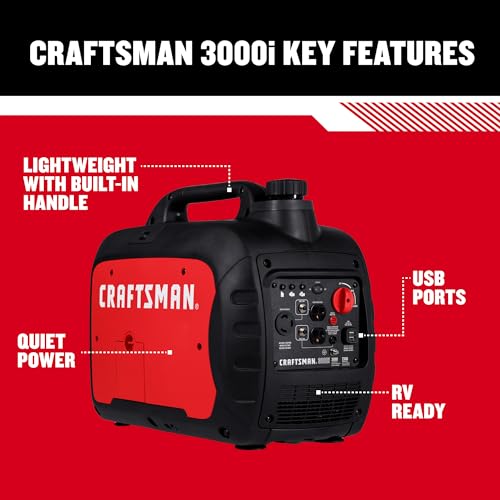 Craftsman C0010020 2,200-Watt Gas Portable Generator G9777