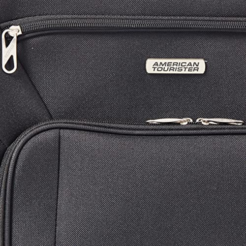 American Tourister Fieldbrook II Softside Upright Luggage, Black, 2-Piece Set A893266
