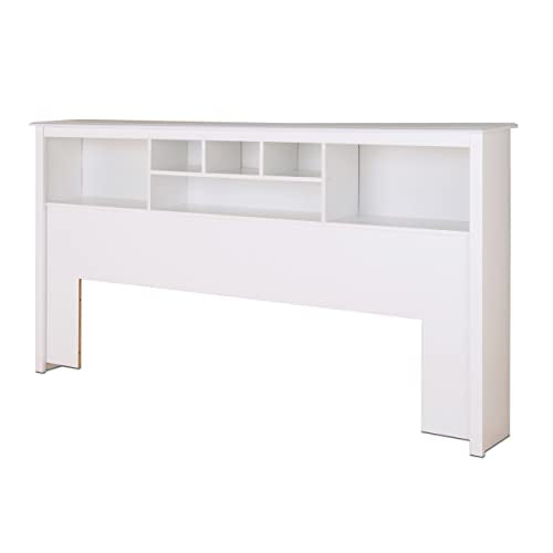 Prepac King Bookcase Headboard, Black A905