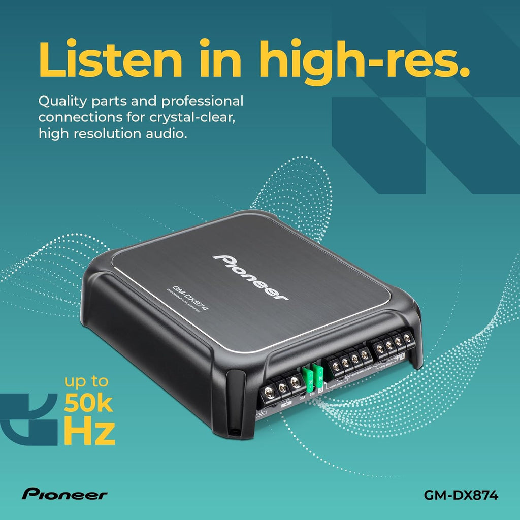 Pioneer GM-DX874 4-Channel Class D 1200W Amplifier E20903