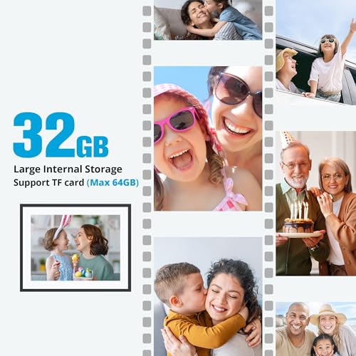 Dragon Touch 10.1'' WiFi Digital Picture Frame HD IPS Touch Screen S798