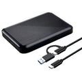 1TB Ultra Slim Portable External Hard Drive USB 3.1 Type C HDD Storage for PC, Mac, Laptop, PS4, Xbox one (1TB)