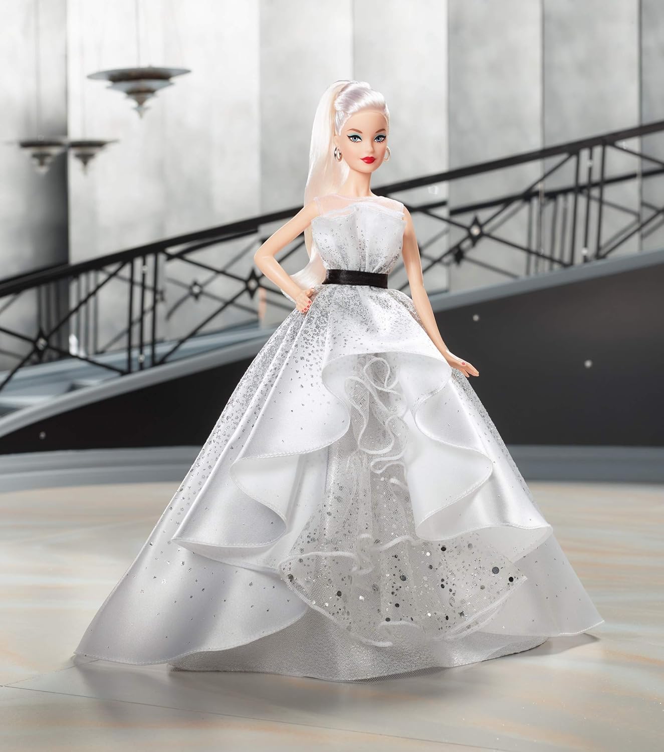 Barbie Collector 60th Anniversary Doll, Blonde, Diamond-Inspired Gown P687486
