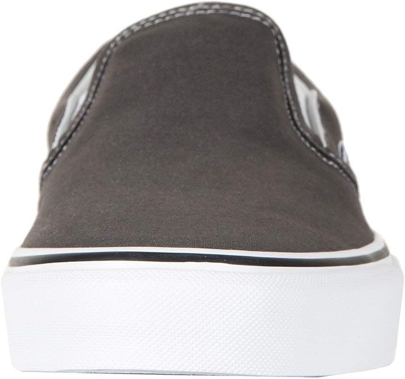 Vans Men's Classic Slip-On Core, Charcoal/White, Size 9 M287908