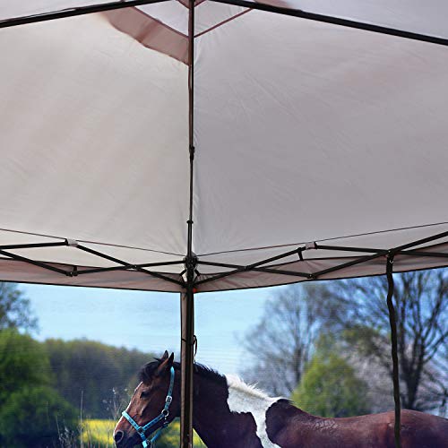 Leader Accessories Mesh Screen Zippered Wall Panels for 10' x 10' Canopy, Beige U489
