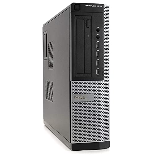 Dell Optiplex 7010 SFF Desktop, Intel i5, 16GB RAM, 2TB HDD, Windows 10 Pro, 24in Monitor, RGB Keyboard & Mouse (Renewed) O363832