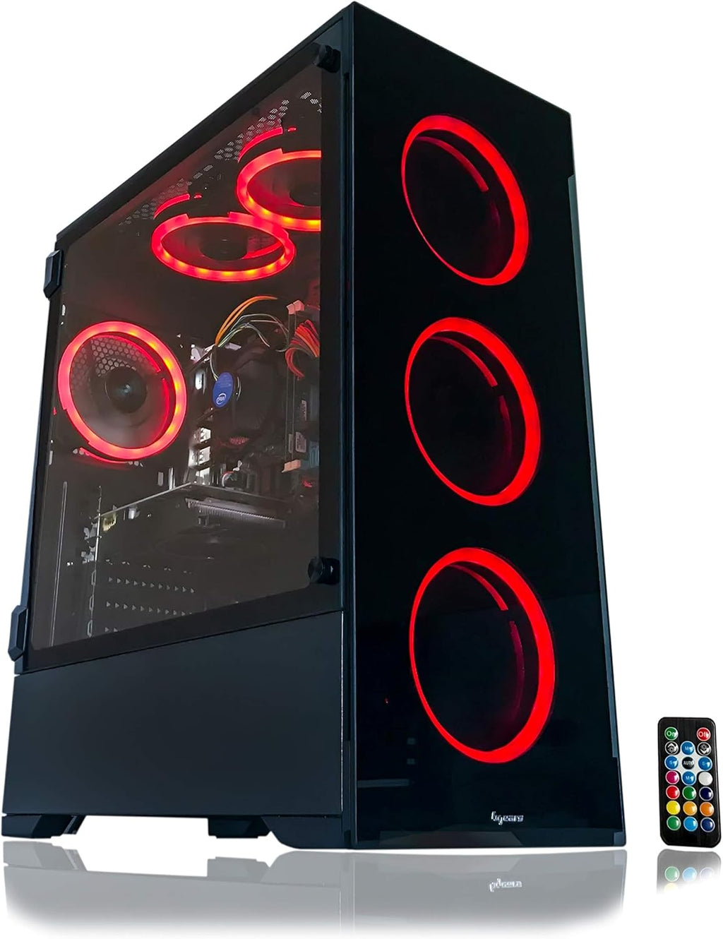 Alarco Gaming PC Desktop, Intel 3.70GHz, 16GB RAM, 512GB SSD, RX 580 8GB, Windows 11 Pro H2833
