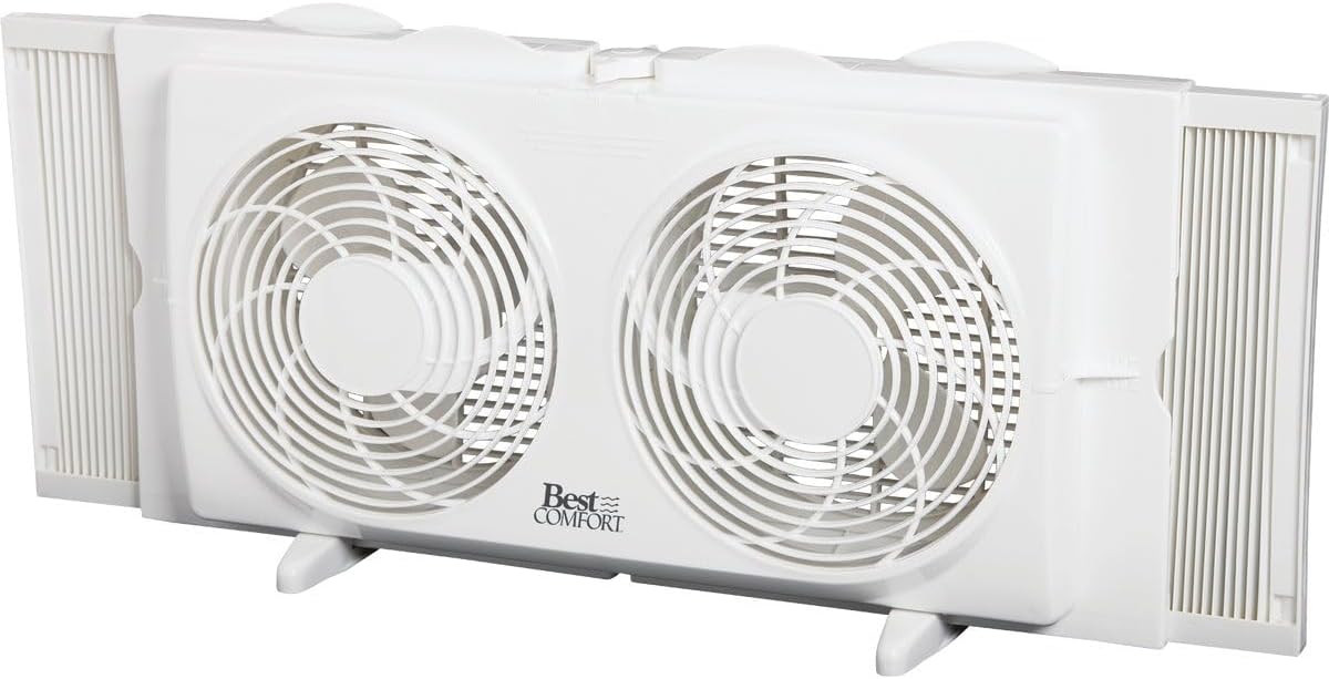 Best Comfort 7 In. Twin Window Fan