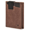 DONBOLSO Wallet 2 I Slim Wallet with RFID Protection I 9 Card Slots for up to 13 Cards I Genuine Leather Credit Card Holder for Men and Women I Vintage Brown