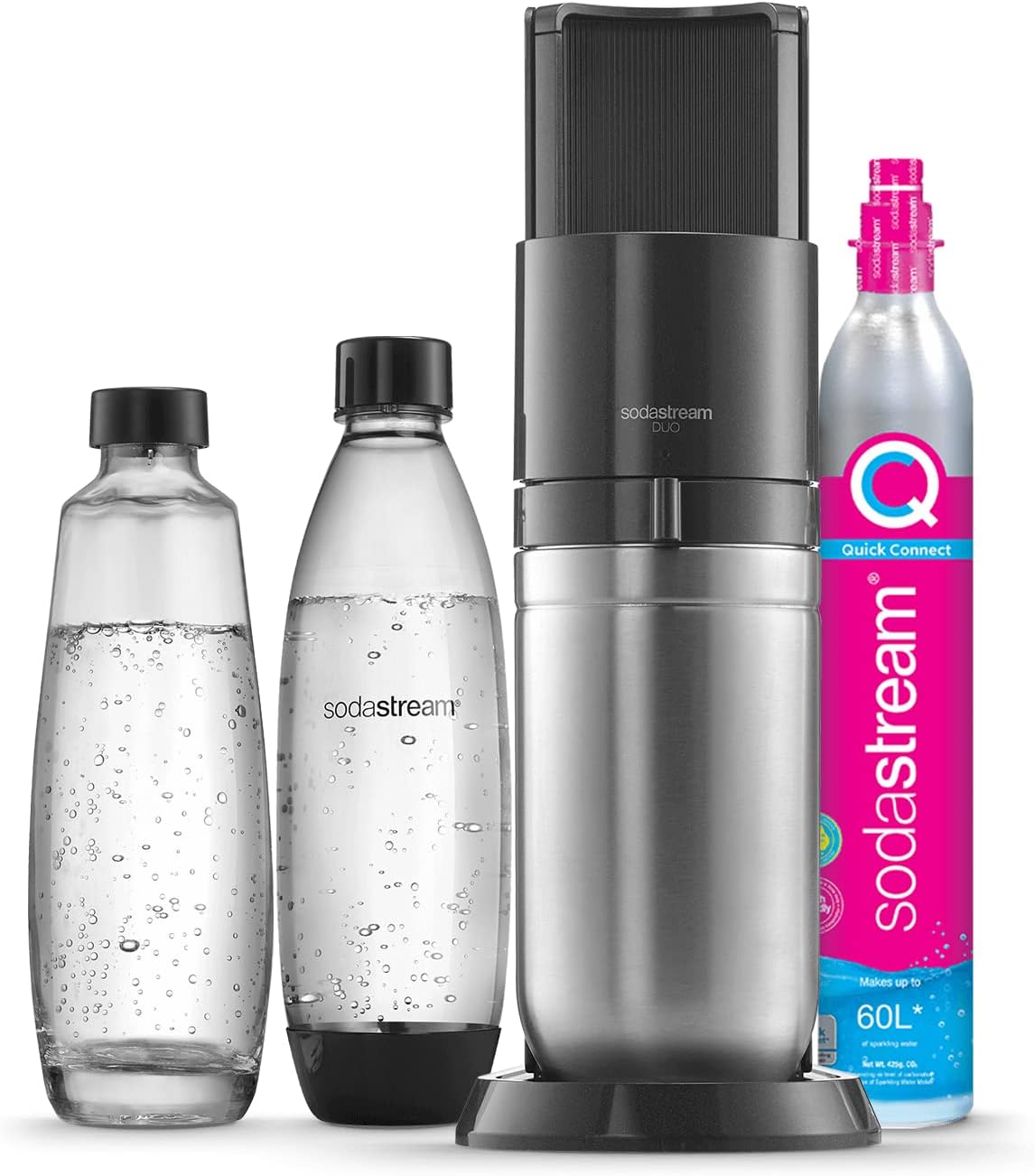 SodaStream Duo Sparkling Water Maker - Metallic Black