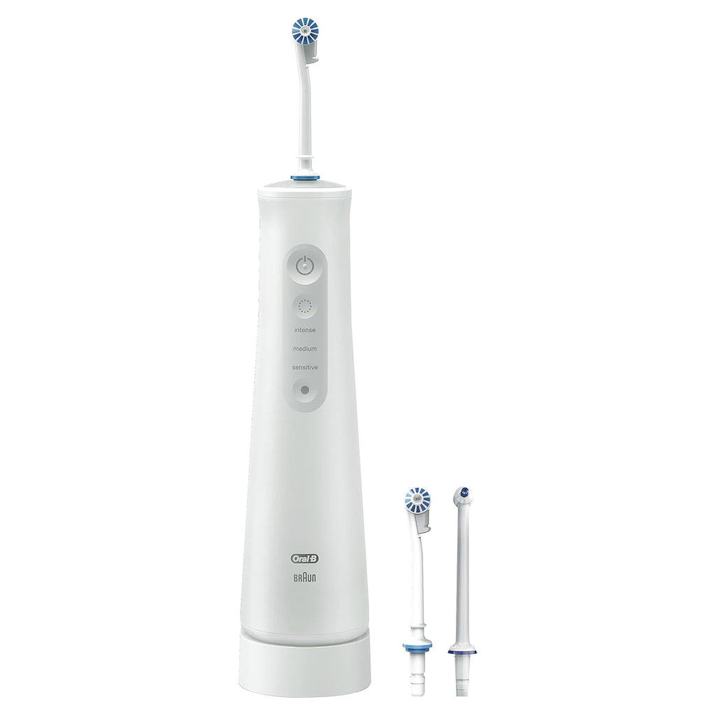 Oral-B Water Flosser Advanced, Cordless Portable Oral Irrigator with 3 Nozzles Q459