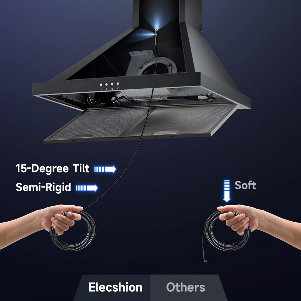 Endoscope Camera with Light, 1920P HD Borescope, IP67 Waterproof 16.5FT for iPhone iPad Android K19485