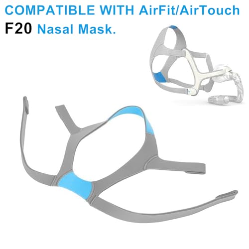 F20 Headgear for AirFit F20 / AirTouch F20 CPAP Replacement Strap, Adjustable Unisex Q8080